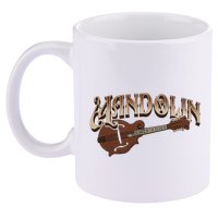 Mandolin Bluegrass Folk Music Mandolin Player Musicians 11oz C Handle Ceramic Mug