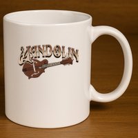 Mandolin Bluegrass Folk Music Mandolin Player Musicians 11oz C Handle Ceramic Mug