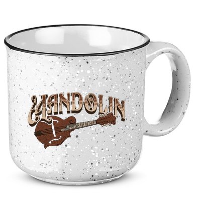 Mandolin Bluegrass Folk Music Mandolin Player Musicians 15oz Campfire Ceramic Mug