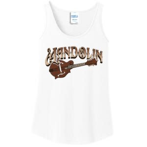 Mandolin Bluegrass Folk Music Mandolin Player Musicians Ladies Essential Tank