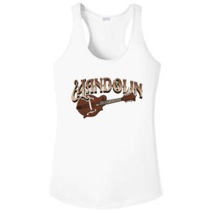 Mandolin Bluegrass Folk Music Mandolin Player Musicians Ladies PosiCharge Competitor Racerback Tank