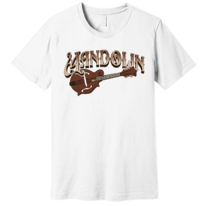 Mandolin Bluegrass Folk Music Mandolin Player Musicians Premium T-Shirt