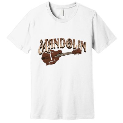 Mandolin Bluegrass Folk Music Mandolin Player Musicians Premium T-Shirt