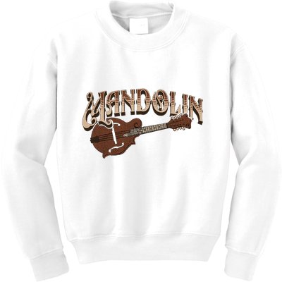 Mandolin Bluegrass Folk Music Mandolin Player Musicians Kids Sweatshirt