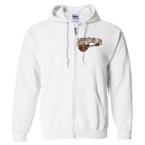 Mandolin Bluegrass Folk Music Mandolin Player Musicians Full Zip Hoodie