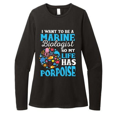 Marine Biology Future Marine Biologist Gift Saying Womens CVC Long Sleeve Shirt