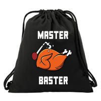 Master Baster Funny Turkey Baster Thanksgiving Drawstring Bag