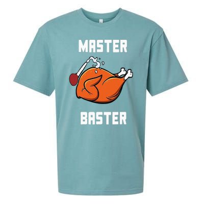 Master Baster Funny Turkey Baster Thanksgiving Sueded Cloud Jersey T-Shirt