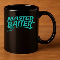 Master Baiter Fishing For Funny 11oz C Handle Ceramic Mug