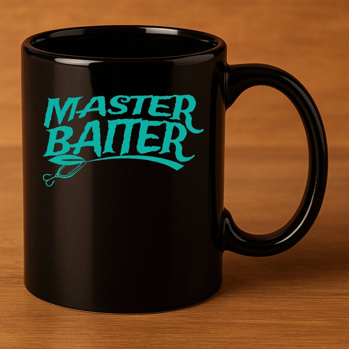 Master Baiter Fishing For Funny 11oz C Handle Ceramic Mug