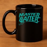 Master Baiter Fishing For Funny 11oz C Handle Ceramic Mug