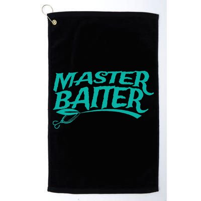Master Baiter Fishing For Funny Golf Towel