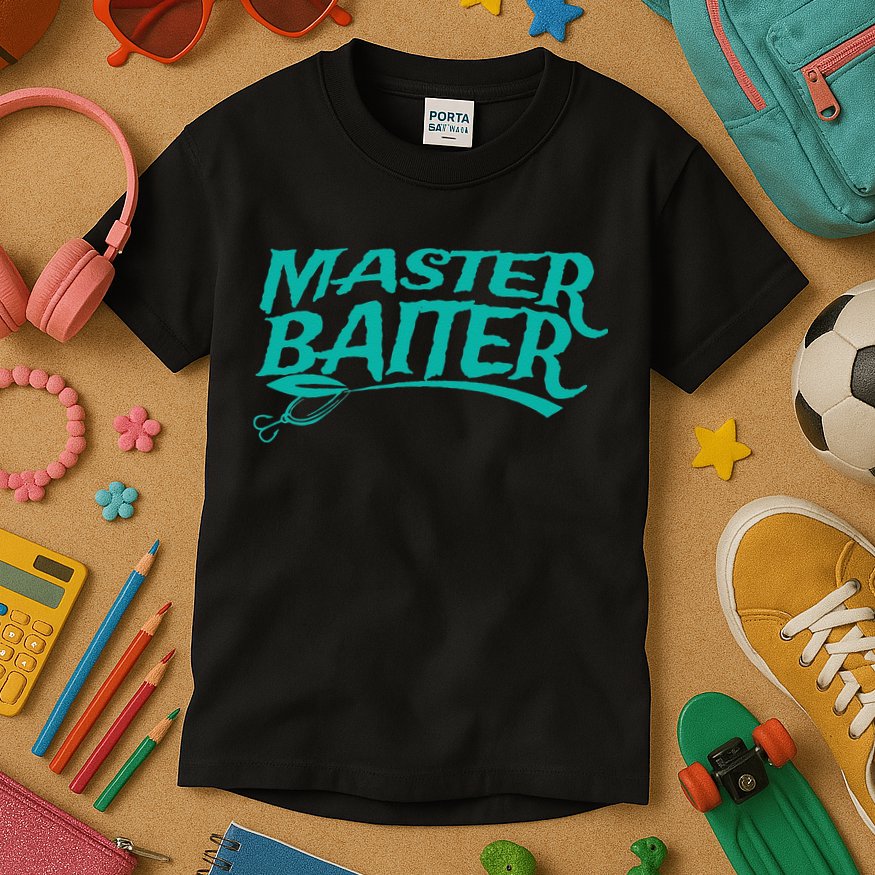 Master Baiter Fishing For Funny Kids T-Shirt