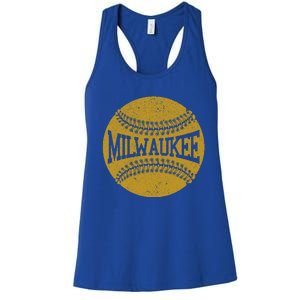 Milwaukee Baseball Fan Women's Racerback Tank