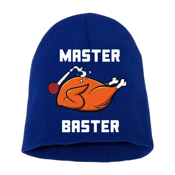 Master Baster Funny Turkey Baster Thanksgiving Short Acrylic Beanie