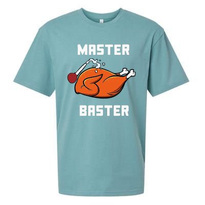 Master Baster Funny Turkey Baster Thanksgiving Sueded Cloud Jersey T-Shirt