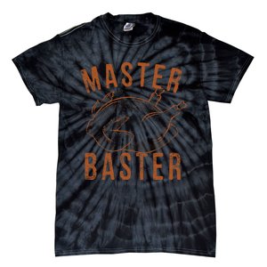 Master Baster Funny Turkey Print Happy Thanksgiving Day Tie-Dye T-Shirt