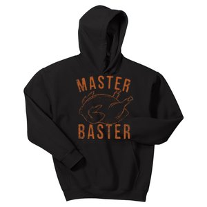 Master Baster Funny Turkey Print Happy Thanksgiving Day Kids Hoodie