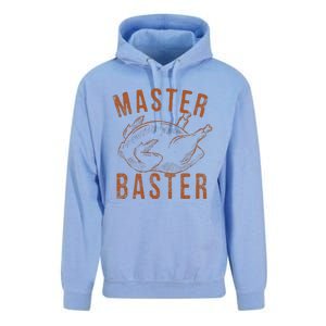 Master Baster Funny Turkey Print Happy Thanksgiving Day Unisex Surf Hoodie