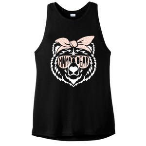 Mama Bear Face Sunglasses Mother Mom Mommy MotherS Day Ladies PosiCharge Tri-Blend Wicking Tank