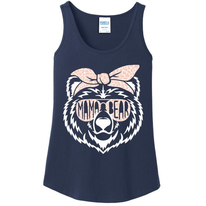 Mama Bear Face Sunglasses Mother Mom Mommy MotherS Day Ladies Essential Tank