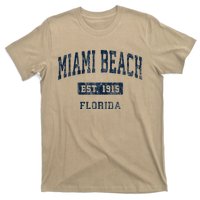 Miami Beach Florida Fl Vintage Established T-Shirt