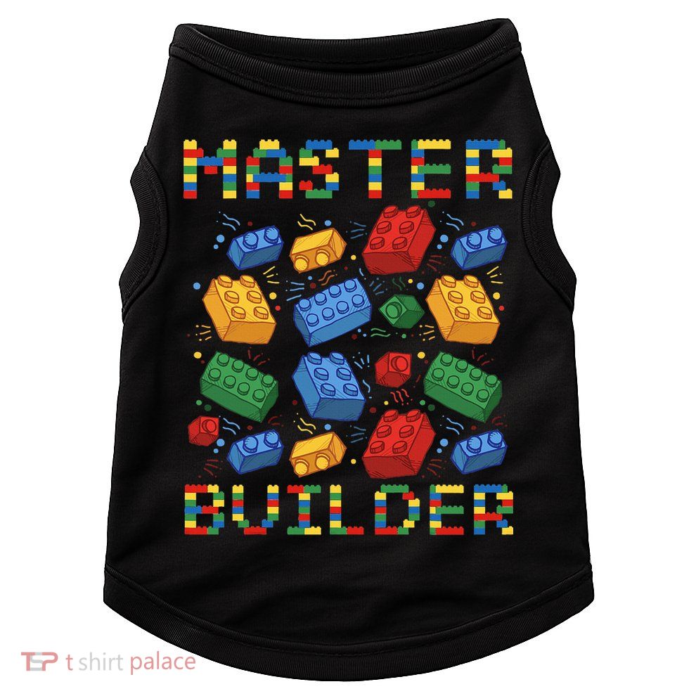 Master Builder Funny Building Blocks Gifts Doggie Tank