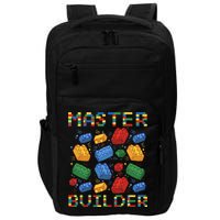 Master Builder Funny Building Blocks Gifts Impact Tech Backpack