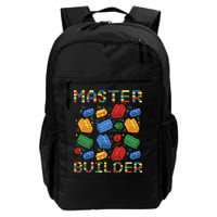 Master Builder Funny Building Blocks Gifts Backpack