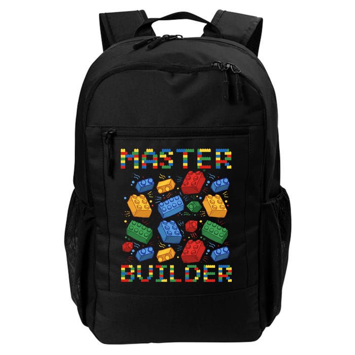 Master Builder Funny Building Blocks Gifts Backpack