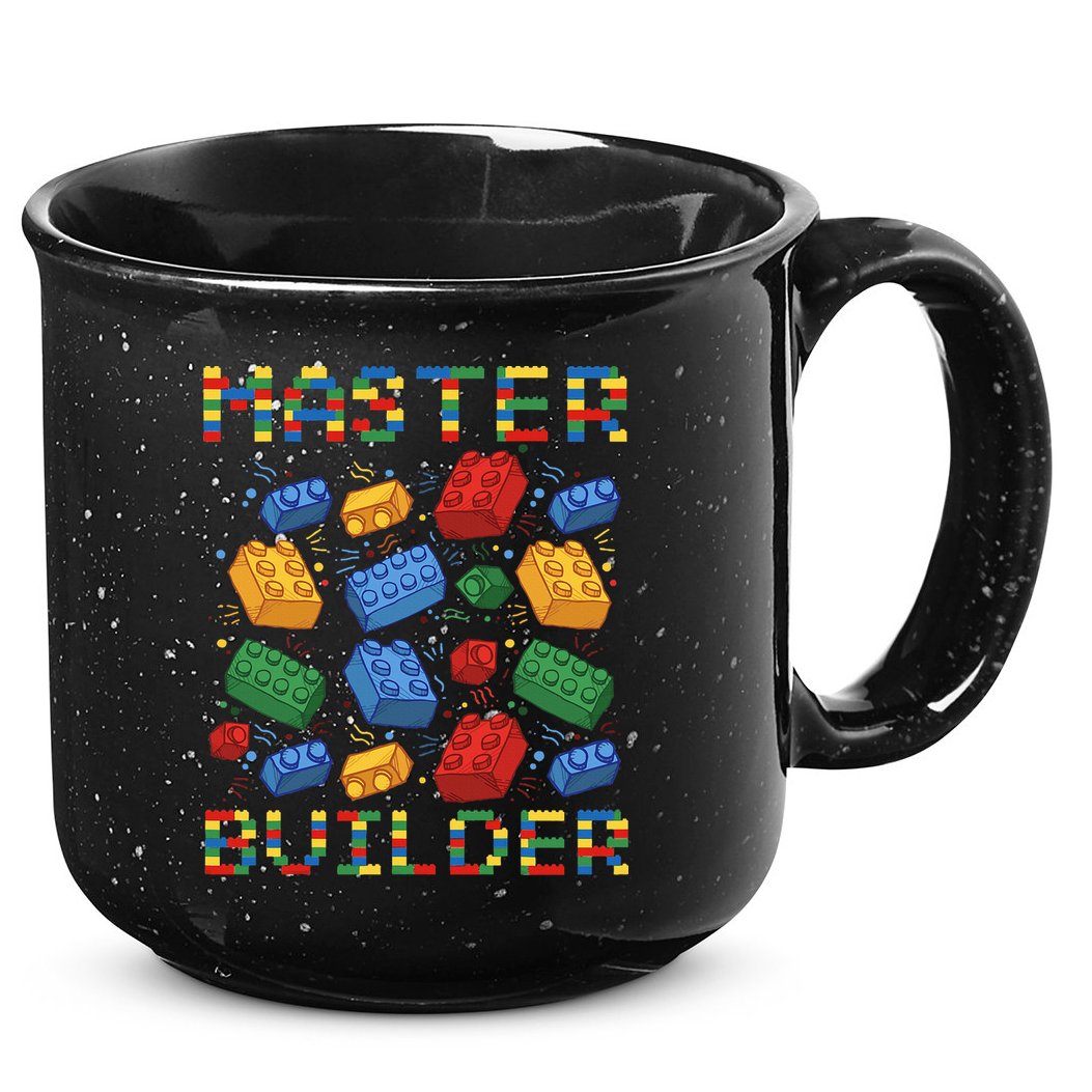 Master Builder Funny Building Blocks Gifts 15oz Campfire Ceramic Mug