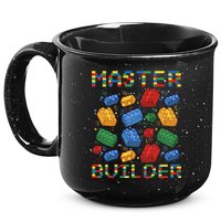 Master Builder Funny Building Blocks Gifts 15oz Campfire Ceramic Mug