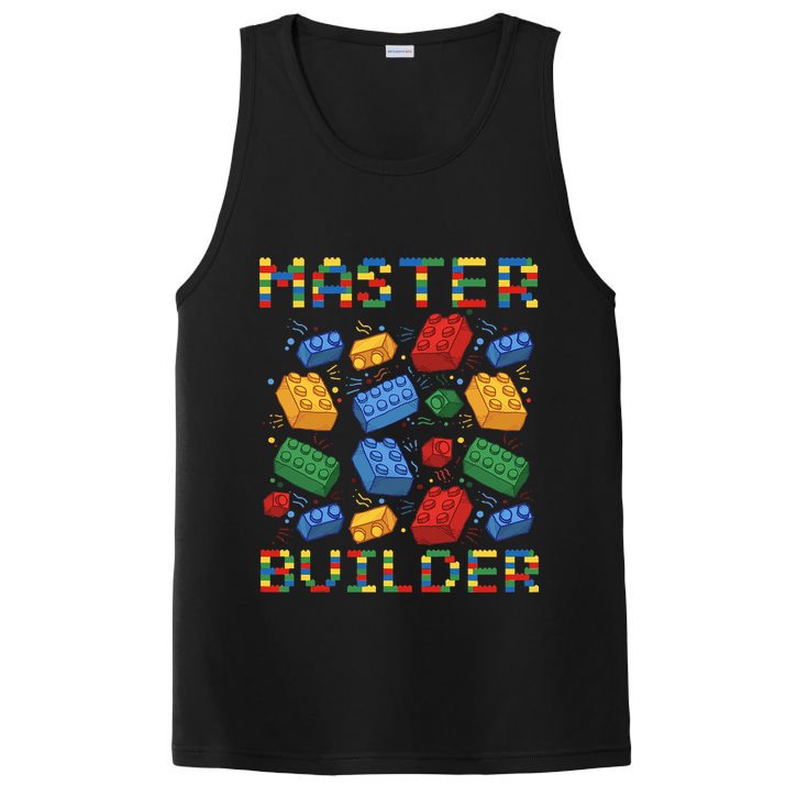 Master Builder Funny Building Blocks Gifts PosiCharge Competitor Tank