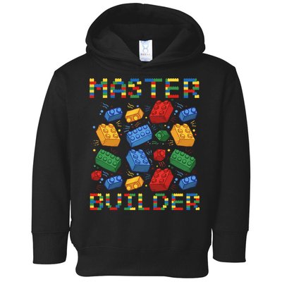 Master Builder Funny Building Blocks Gifts Toddler Hoodie