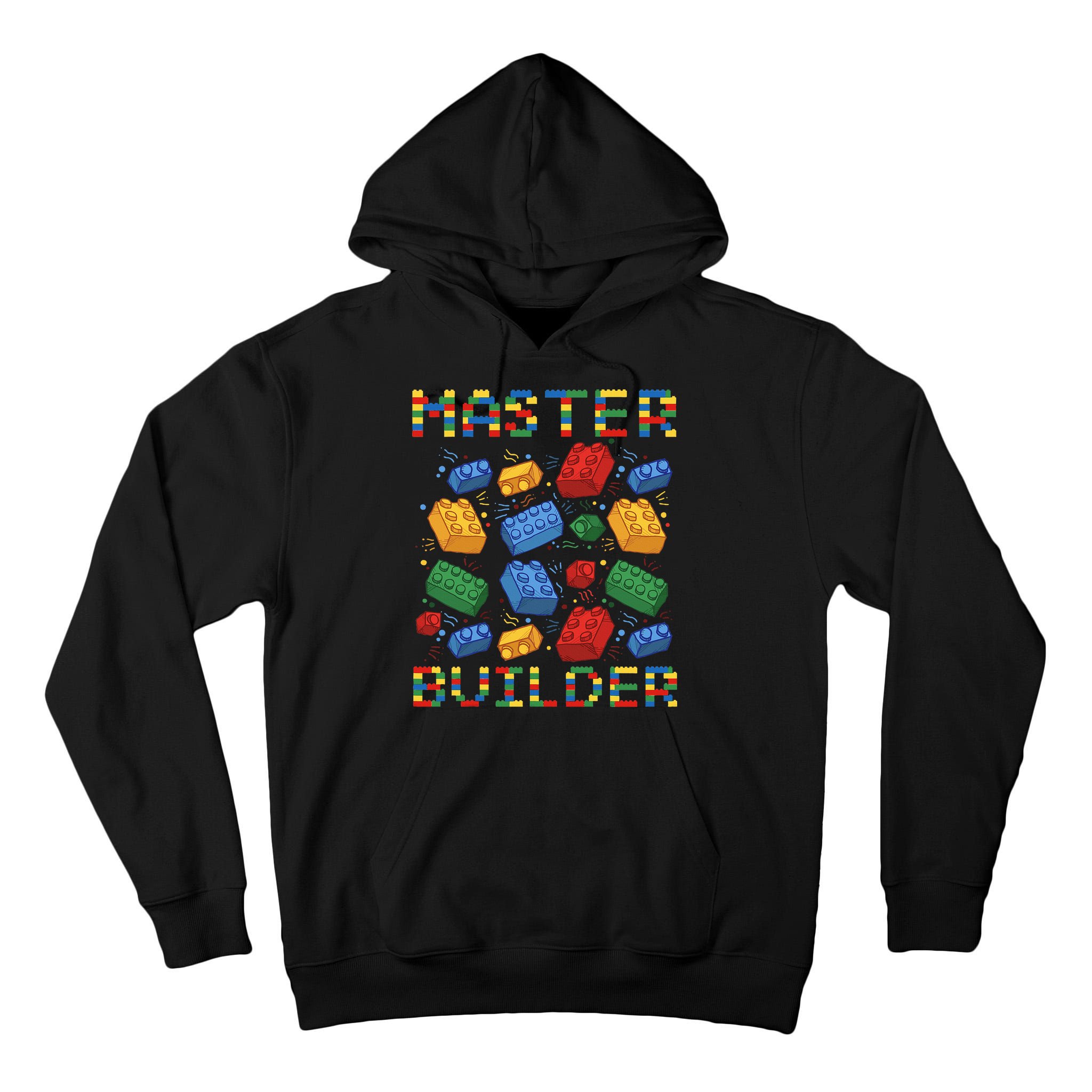 Master Builder Funny Building Blocks Gifts Tall Hoodie