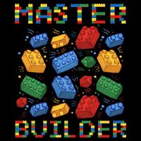 Master Builder Funny Building Blocks Gifts Wool Snapback Cap