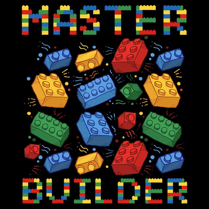Master Builder Funny Building Blocks Gifts Wool Snapback Cap