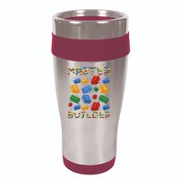 Master Builder Funny Building Blocks Gifts 16oz Travel Tumbler