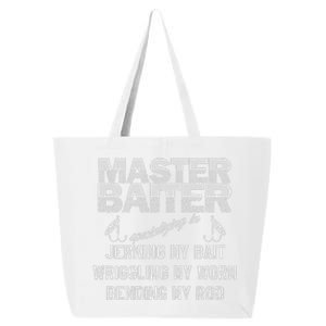 Master Baiter Funny Fishermans Skills List 25L Jumbo Tote