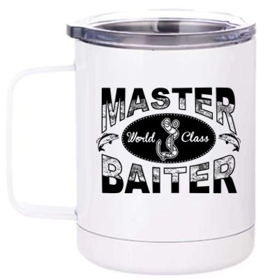 Master Baiter Fishing 12 oz Stainless Steel Tumbler Cup