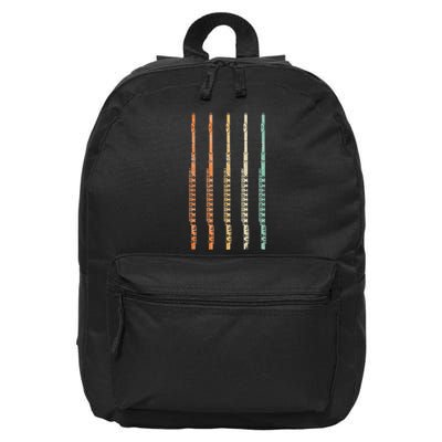 Marching Band Flute 16 in Basic Backpack