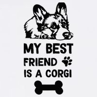 My Best Friend Is A corgi funny corgi dad corgi mom Performance Shirt