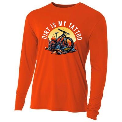 Mountain Bike Funny Mtb Biking Lover Cooling Performance Long Sleeve Crew