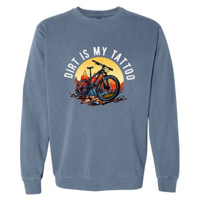 Mountain Bike Funny Mtb Biking Lover Garment-Dyed Sweatshirt