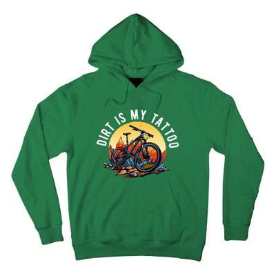 Mountain Bike Funny Mtb Biking Lover Tall Hoodie