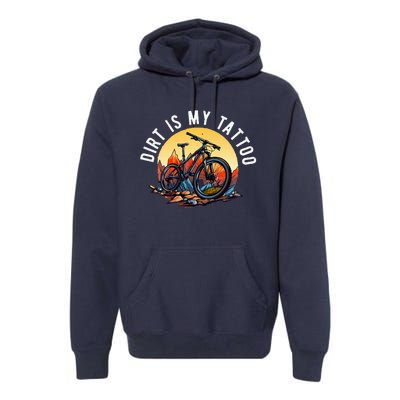 Mountain Bike Funny Mtb Biking Lover Premium Hoodie