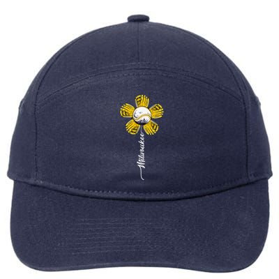 Milwaukee Baseball Flower Baseball Fans 7-Panel Snapback Hat