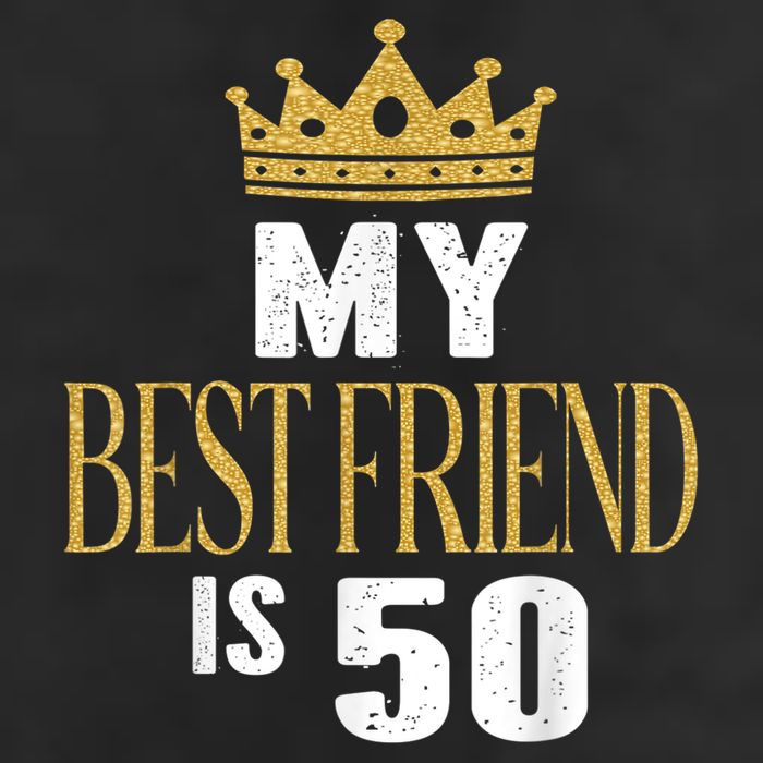 My Best Friend Is 50 Years Old 50th Birthday Party Matching Golf Towel
