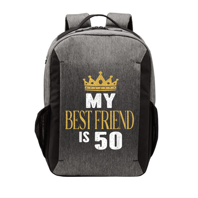 My Best Friend Is 50 Years Old 50th Birthday Party Matching Vector Backpack