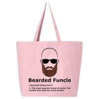 Men Bearded Funcle Funny Bald Uncle Definition 25L Jumbo Tote